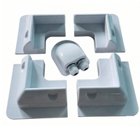 Kit de fixation de panneau solaire ABS sans perçage, support d'angle pour camping-car, caravane, yacht