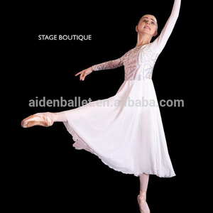 Robe de <span class=keywords><strong>danse</strong></span> <span class=keywords><strong>solo</strong></span> en mousseline de soie, costume de scène, vêtements de performance - Product Image 2