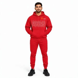 Wholesale Custom Logo <b>Men's</b> Oversized Plain Sweatsuit Hoodie and Sweatpants Set Plus Size Tracksuit <b>for</b> <b>men</b> - Product Image 1