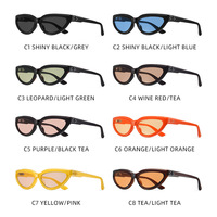Kacamata Hitam Retro Cat Eye Eropa Amerika 2026 New SZH 3243 Y2K Unisex High-end, Fashionable, Pelindung UV400