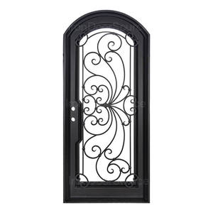 Fabricants en gros de portes en fer forgé d'extérieur personnalisées et bon marché, design moderne de portail en tuyau de fer, designs simples de portail en tuyau de fer - Product Image 1