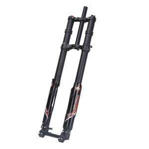 Horquilla Delantera de Doble Brazo con Amortiguador Invertido, Horquilla de Aleación de Aluminio para Motocicleta Eléctrica China y Bicicleta de Montaña - Product Image 1