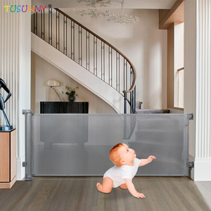 Barrière de sécurité rétractable écologique pour escaliers, extra large, parc pour bébé et animaux de compagnie, barrière de sécurité rétractable pour bébé - Product Image 3