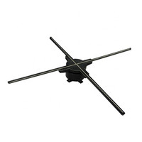Kipas Holografik 3D Halloysk 45cm Kontrol Aplikasi WiFi untuk Pendidikan Dalam Ruangan, Hemat Biaya, Layar LED HD, Sudut Pandang 170°, Garansi 1 Tahun