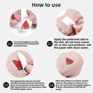 Pegatina de <span class=keywords><strong>tatuaje</strong></span> impermeable temporal de dibujos animados luminosos personalizados diseño de papel no tóxico pegatina luminosa pegatina de <span class=keywords><strong>tatuaje</strong></span> para chico - Product Image 4