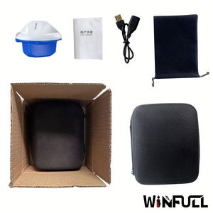 เครื่องวัดความลึกใต้น้ำไร้สาย WINFULL สำหรับสมาร์ทโฟน พร้อมเซ็นเซอร์โซนาร์แบบพกพา ค้นหาปลา แบตเตอรี่ใช้งานได้ 3-5 ชั่วโมง สำหรับการตกปลา - Product Image 5