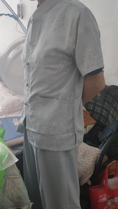 Traje Tang <span class=keywords><strong>de</strong></span> cáñamo <span class=keywords><strong>de</strong></span> algodón hecho a mano para hombre, ropa tradicional china para sala <span class=keywords><strong>de</strong></span> té en casa, conjunto básico <span class=keywords><strong>de</strong></span> dos piezas con diseño personalizado - Product Image 6