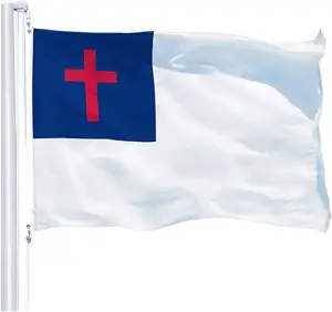 Banner publicitario promocional personalizado de 3x5 pies con bandera nacional de país en nailon de vinilo seda, impresión mundial para todos los países - Product Image 4