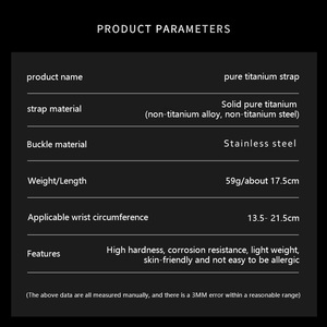 Correa de reloj de pulsera de negocios de lujo para <span class=keywords><strong>Huawei</strong></span> GT2 <span class=keywords><strong>GT3</strong></span> Pro <span class=keywords><strong>46mm</strong></span> correa de Metal de titanio Universal 22mm para Samsung <span class=keywords><strong>Watch</strong></span> 3 45mm S3 - Product Image 6