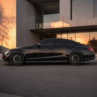 Jantes forgées Yufei multi-rayons en maille 20x9.0 20x10 décalées 5x112 noir brillant monobloc pour CLS320 C E S Class