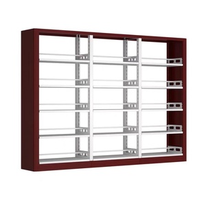 Estantería de Metal de diseño moderno, muebles de madera de hierro para oficina, escuela, sala de estar, dormitorio, Hotel, <span class=keywords><strong>Hospital</strong></span>, <span class=keywords><strong>Biblioteca</strong></span> - Product Image 2