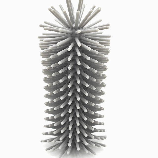 Wholesale Latest Style Deep Cleaning Bacterial Remover Soft Heat Resistance Silicone Bottle Cleaning Brush