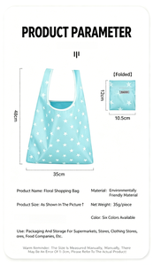 Sac fourre-tout écologique pliable en polyester pour les courses, les voyages et les sorties quotidiennes – Commande en gros - Product Image 3