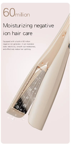 Mini lisseur portable double usage à ions négatifs pour franges, avec LED et tourmaline, vente en gros - Product Image 5