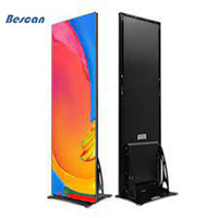 BESCAN ~Display LED P2.5 per Interni, Insegna Pubblicitaria Digitale, Poster LED per Pubblicità Video Digitale, Schermo a Specchio