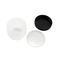 Pot de crème en plastique de luxe en forme de bol pour le soin de la peau, récipient cosmétique pour gommage corporel, vente en gros, 200ml
