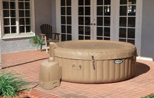 Intex 28426 bơm hơi sang trọng tinh khiết Spa sưởi ấm Bong Bóng massage hồ bơi hàng đầu ngoài trời bồn tắm nước nóng Hồ bơi gia đình trên mặt đất hồ bơi Spa - Product Image 3