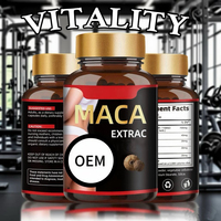 Gélules de Suppléments à Base de Plantes de Racine de Maca OEM Soutien Corporel et Grossissement des Fesses