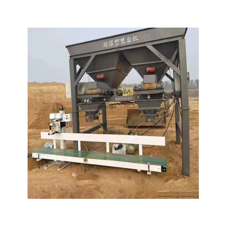 High quality Multi Function 50kg Fertilizer Sand Soil Granular And Gravel bag Filling Packing Machine