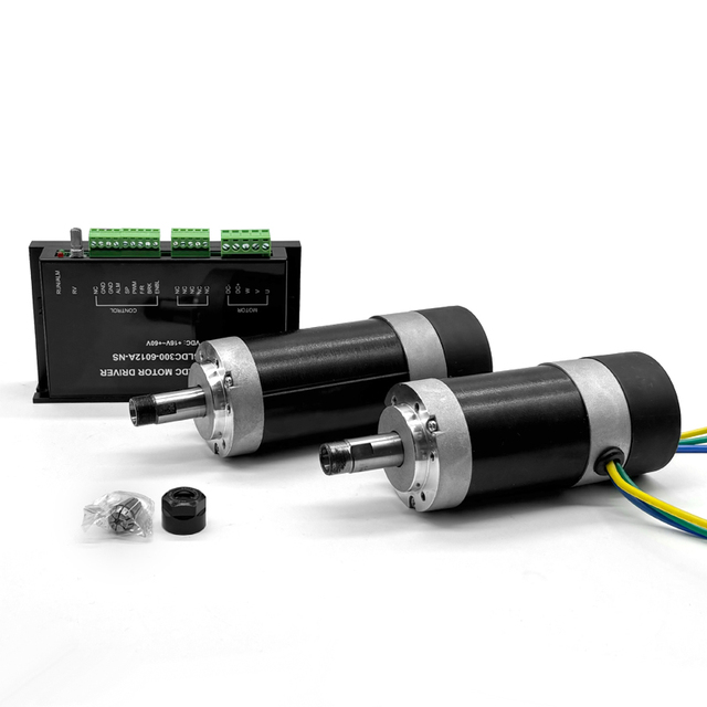 48V 500W 0.5kw ER11 Cnc Brushless Dc Spindle BLDC Motor with Hall for CNC Router