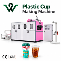 Mesin Thermoforming Otomatis Multi-Fungsi untuk Piring dan Gelas Sekali Pakai |   Cangkir PS/PET/PP/PVC/HIPS Hemat Energi 30 Siklus/Menit