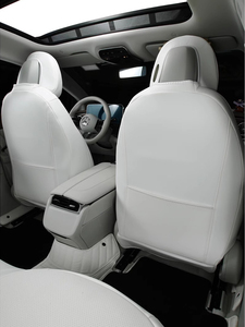 Su misura per accessori auto <span class=keywords><strong>coprisedili</strong></span> per 5 posti di lusso in pelle adatta per Mercedes Benz EQE classe 350 <span class=keywords><strong>500</strong></span> 300 AMG berlina SUV - Product Image 2