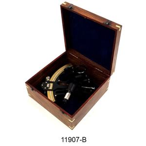 Customizable Black Brass Sextant with Wooden <b>Box</b> Functional Nautical Marine Supply <b>Cheap</b> Price for Sale - Product Image 3