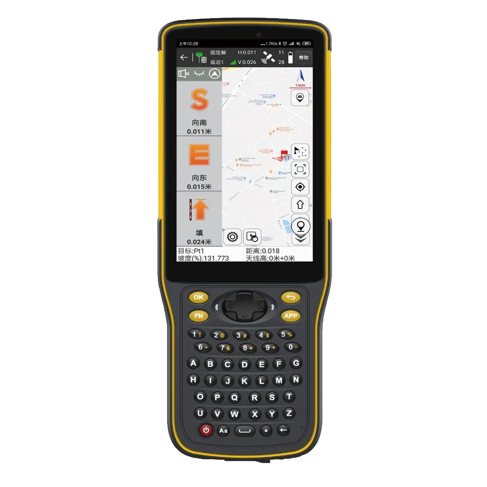 เครื่องมือสำรวจทางธรณีวิทยาที่ทนทานสำหรับการสำรวจที่ดิน2020 Android PDA Controller UC10 GIS Data Collector สำหรับเครื่องรับ GPS RTK