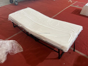 Nhà Máy Bán buôn cắm trại cot ý gấp <span class=keywords><strong>Sofa</strong></span> giường Kim Loại khung Trọng lượng nhẹ có thể gập lại Inflatable khách sạn gấp cot - Product Image 3