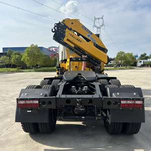 Camión JAC de 3 ejes con grúa articulada de 12 toneladas, tractor y solución de elevación - Product Image 6