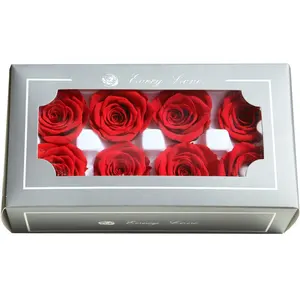 Caja de Rosas Eternas de 4-5 cm para San Valentín o Bodas, Rosas Negras Preservadas, 2026 - Product Image 1