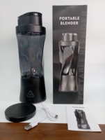 Batidora de alta potencia de grado alimenticio con 6 cuchillas afiladas, licuadora de proteínas, pantalla vibratoria, exprimidor portátil