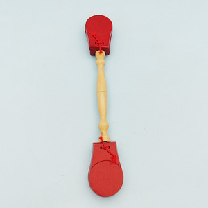 Castagnettes en bois à double extrémité pour enfants, instruments de rythme, claquettes pour enfants, vente en gros, instrument de percussion Orff - Product Image 4