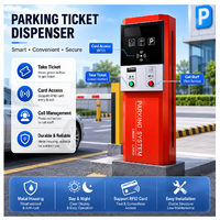 Système de billetterie de stationnement RFID, terminal de distribution de tickets de stationnement avec bouton de ticket vert et assistance par appel