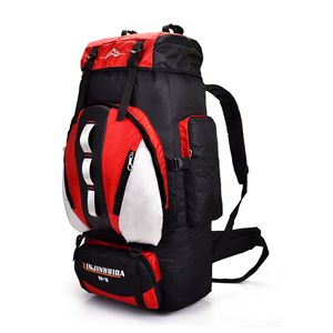 Sac à dos de montagne sportif imperméable 90L Randonnée Trekking Voyage Escalade Loisirs Double épaule Sac à dos de montagne Camping - Product Image 1