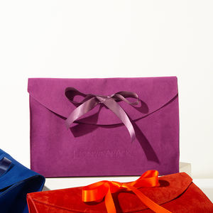 Lionwrapack özel moda toptan hediye Logo baskılı çanta İpli çanta ile kadife takı çantası ambalaj - Product Image 2