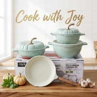 Ensemble de casseroles en aluminium de qualité supérieure Joho, 9 pièces, revêtement antiadhésif, casserole, poêle, fournisseur en gros OEM ODM