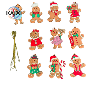 Accessori albero di natale uomo pan di zenzero mobili decorazione cucina regali forniture per feste - Product Image 4