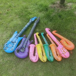 Juguete de Instrumentos Musicales Inflables, Set de Instrumentos Musicales Realistas de PVC, Micrófono, Guitarra, Regalo para Fiestas y Entretenimiento - Product Image 2