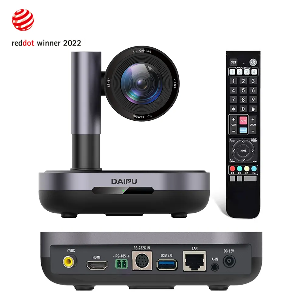 DAIPU 4k 1080P Ptz Auto Tracking Room NDI SDI USB Video Conference Camera System