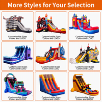 Parcours d'obstacles gonflable en PVC robuste sur mesure pour enfants, idéal pour les locations de fêtes en plein air et les événements ludiques