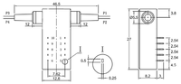 Commutateur Optique Mécanique à Fibre Optique 1X1 1X2 2X2 2X2B D1X2 D2X2B Monomode Multimode FC SC LC Série Complète