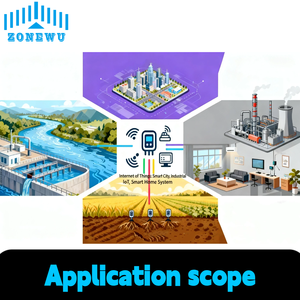 ZONEWU akıllı yüksek hassasiyetli çevre dostu LoRa güneş toprak EC sensörü 3 in 1 meyve ve sebze tarım arazileri için güneş toprak EC analizörü - Product Image 6