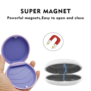 Estuche magnético de plástico transpirable para suministros dentales de hospital con logotipo personalizado, Etiqueta Privada para <span class=keywords><strong>retenedores</strong></span> <span class=keywords><strong>Invisalign</strong></span> - Product Image 2