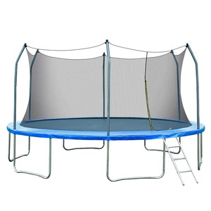 Trampoline de saut <span class=keywords><strong>rond</strong></span> professionnel de grande taille, nouveau design, en acier inoxydable, pour parc de trampolines en plein air, trampoline de saut à l'élastique - Product Image 2