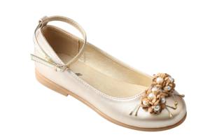 Sandales plates d'été en pu pour filles, chaussures plates laser à friction supérieure en tpr beige pu - Product Image 2