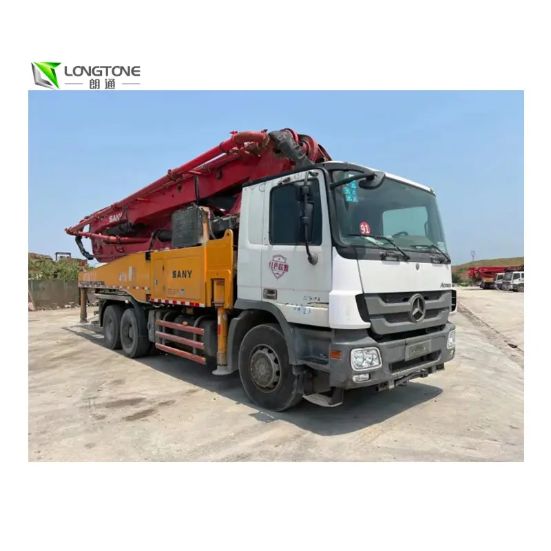 Gebruikt Betonpomp China Groothandel Gebruikt 37M 52M 56M Sany Truck Mounted Beton Pomp Prijs