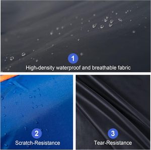 Funda para Auto SUV Impermeable para Todo Clima con Acabado Brillante, 1.5mm de Grosor, Protección UV (90%), Material PE/PEVA/PVC para Santa Fe/<span class=keywords><strong>Tucson</strong></span> - Product Image 2