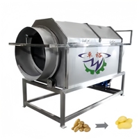 Industriële aardappel-wortel trommelwasmachine prijs aardappelwasser trommelreinigingsmachine