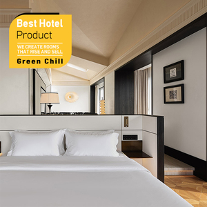Juego de Muebles de Apartamento de Alta Gama, Personalizado, de Madera Sólida, para Dormitorio, para Decoración Interior de Hotel Moderno - Product Image 1